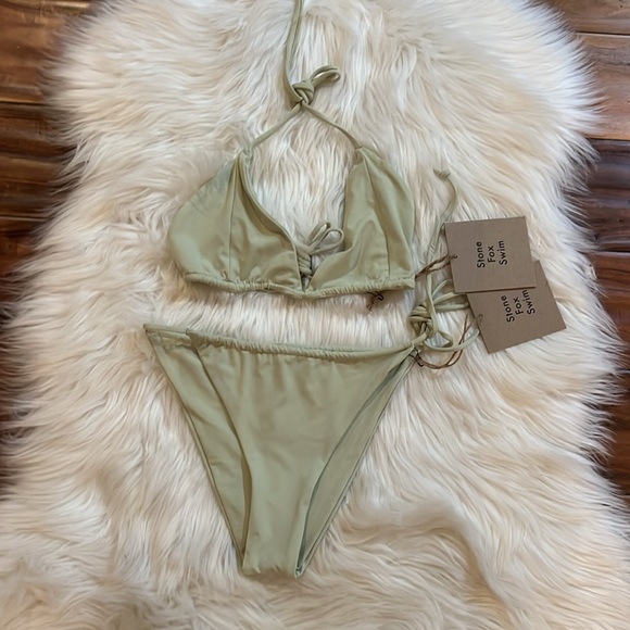STONE FOX SWIM SET NWT SIZE LARGE - Picture 3 of 10
